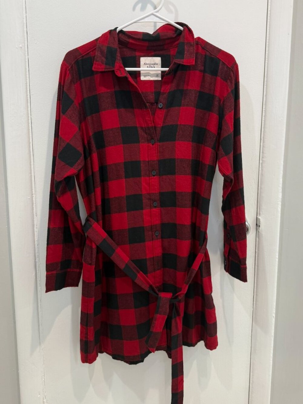 Abercrombie & Fitch Flannel Shirt Dress